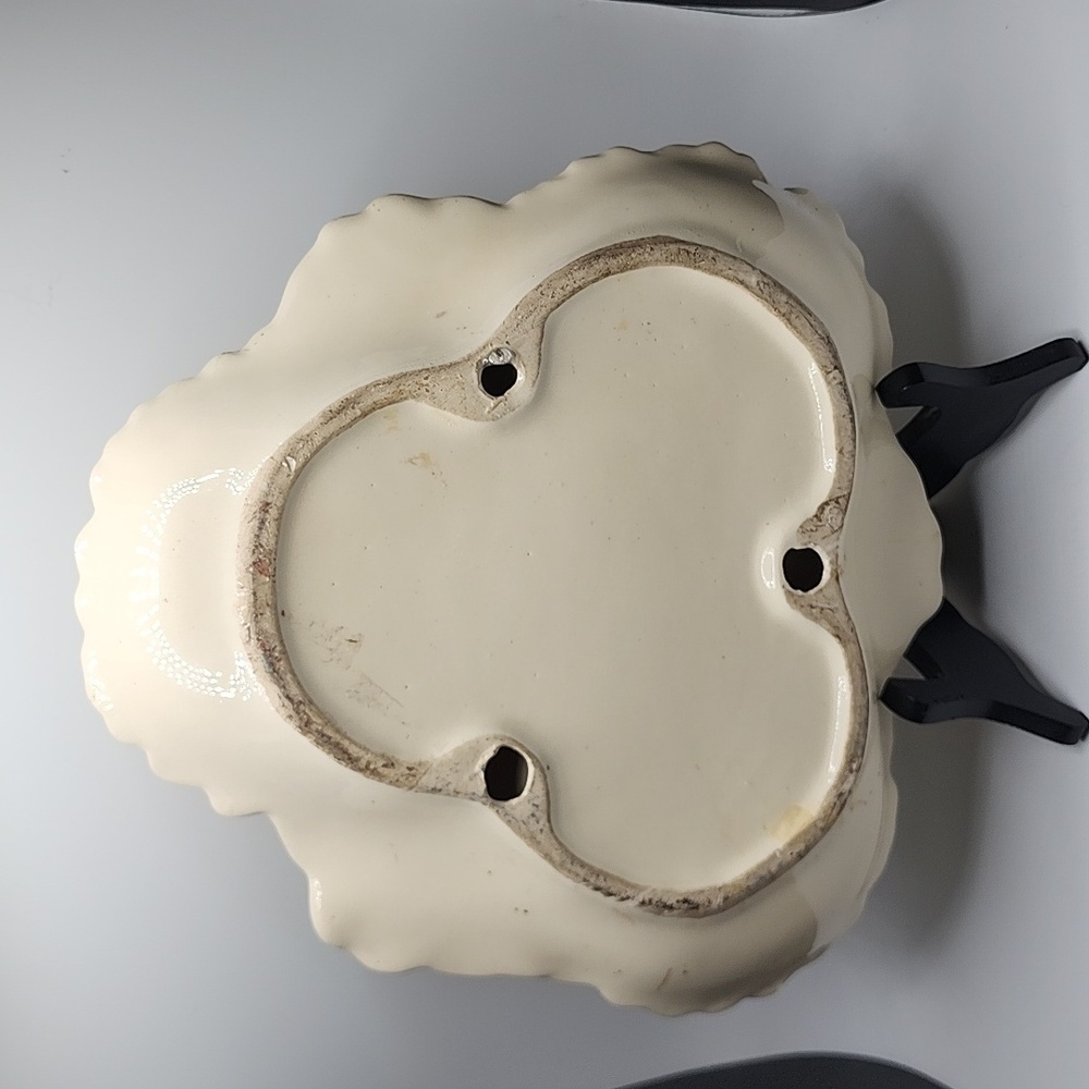Sunflower Divided Dish With Raised Center Handle Vintage - Picture 7 of 7